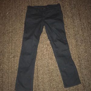 Only worn once! Darkish gray black Levi’s! MENS!